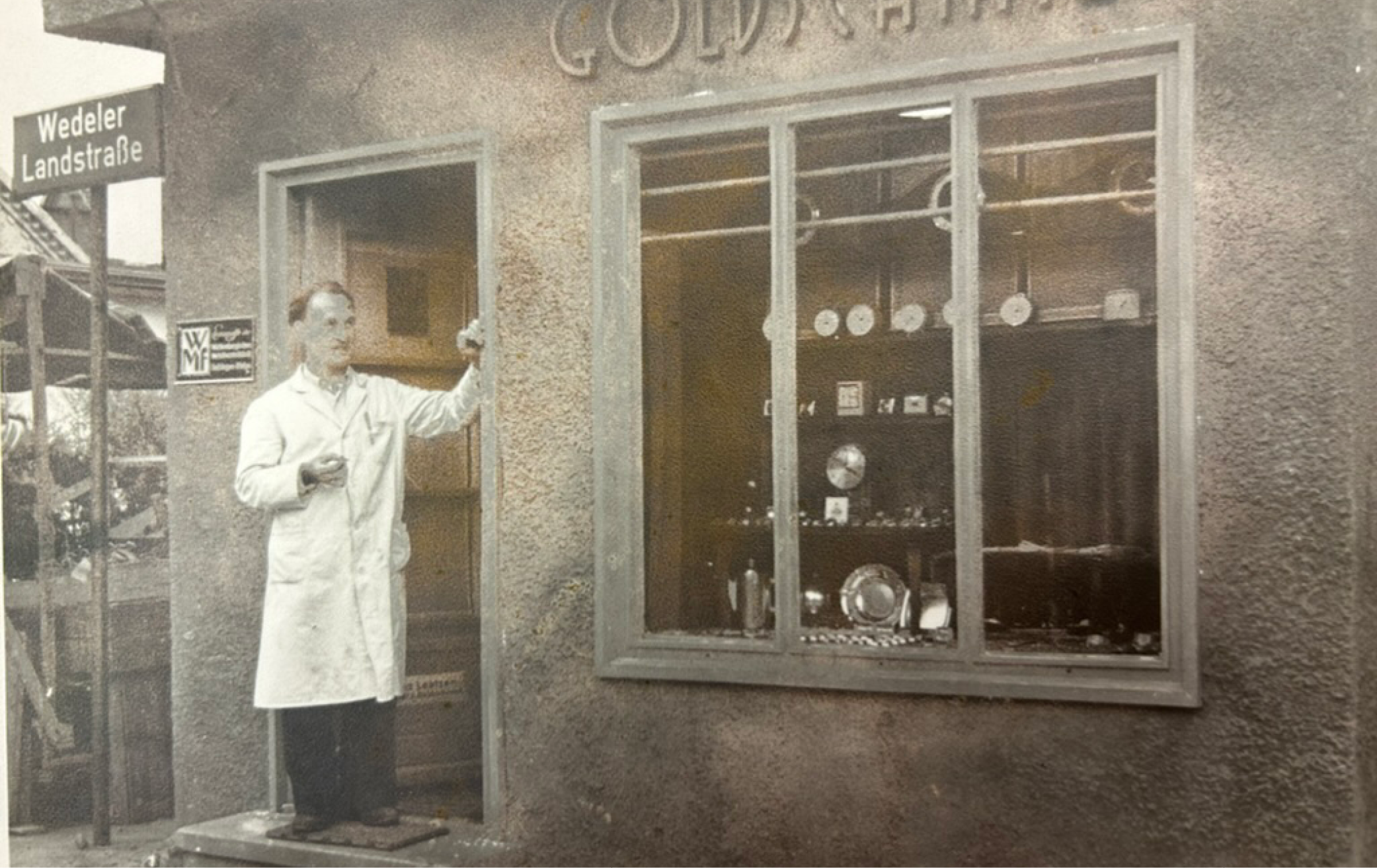 Historisches Foto der Goldschmiede Laatzen